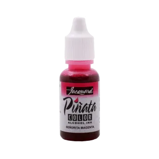 JACQUARD Pinata Colors Alcohol Ink 0.5oz #11 SENIORITA MAGENTA / MADŻENTA tusz alkoholowy do szkła, ceramiki, kamienia i innych twardych powierzchni