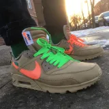 zielone, pomarańczowe neonowe sznurowadła Lace Lab. Sznurówki do customizacji sneakersów - nike, off-white
