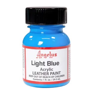 ANGELUS Acrylic Leather Paint Standard 1oz LIGHT BLUE / JASNONIEBIESKA farba akrylowa do malowania Sneakersów i Jeansu