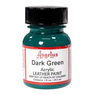 ANGELUS Acrylic Leather Paint Standard 1oz #171 DARK GREEN / CIEMNOZIELONA farba akrylowa do malowania Sneakersów i Jeansu