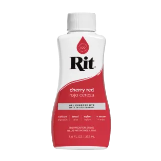 RIT DYE All-Purpose Liquid Dye 8oz CHERRY RED / WIŚNIOWOCZERWONY uniwersalny barwnik w płynie do tkanin i innych powierzchni
