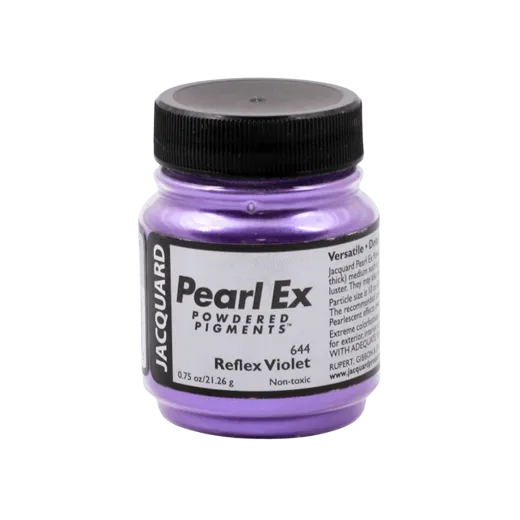 JACQUARD Pearl EX Powdered Metallic Pigments 0.75oz #644 REFLEX VIOLET / Fioletowe metaliczne i perłowe pigmenty w proszku do rękodzieła