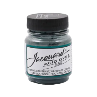 JACQUARD Acid Dye 0.5oz #631 TEAL / MORSKI barwnik kwasowy do wełny, jedwabiu i piór