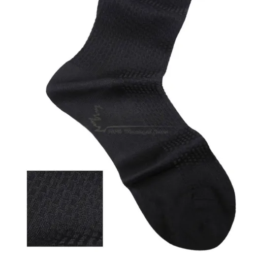 VICCEL Socks Textured Charcaol Brick