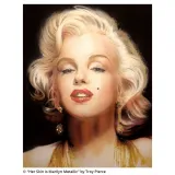 Obraz marilyn monroe wykonany za pomocą metalicznych farb Jacquard airbrush metallic