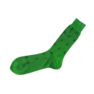 VICCEL / CELCHUK Socks Skull Pistacio Green / Black - Luksusowe skarpety