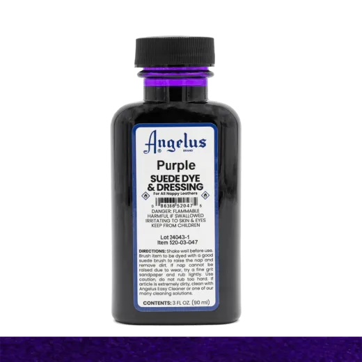 ANGELUS Suede Dye & Dressing 3oz #047 PURPLE / PURPUROWY barwnik do zamszu i nubuku