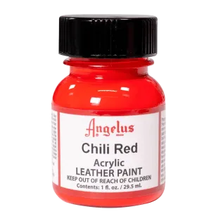 ANGELUS Acrylic Leather Paint Standard 1oz #260 CHILI RED / CZERWONA farba akrylowa do malowania Sneakersów i Jeansu