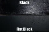 Farba Angelus Flat Black vs Angelus Black. Customizacja i renowacja sneakersów, jeansu i tkanin.