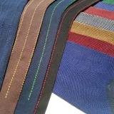 luksusowe podkolanówki męskie bawełniane w paski Viccel knee socks pindot stripe