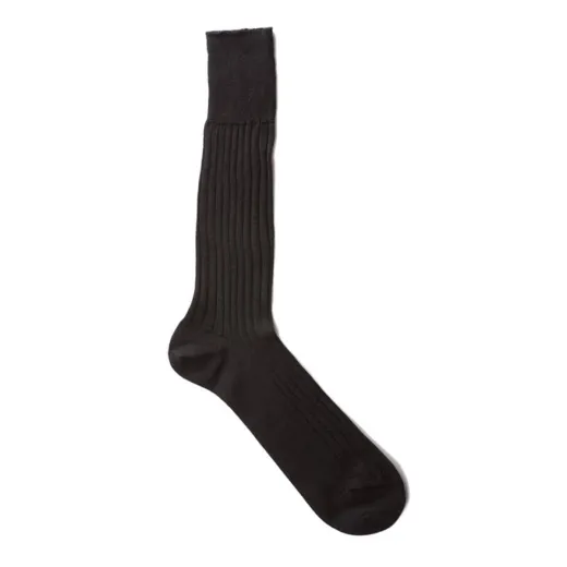 VICCEL / CELCHUK Socks Black Wool Silk - Luksusowe skarpety
