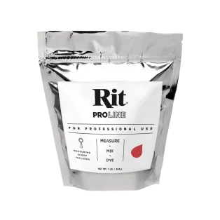 RIT DYE ProLine Powder Dye 1LB SCARLET / CZERWONY profesjonalny barwnik w proszku do tkanin i innych powierzchni