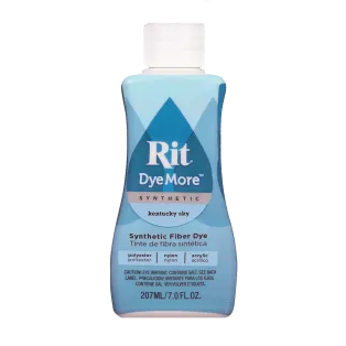 RIT DYEMORE Liquid Dye for Synthetics 7oz KENTUCKY SKY  / BŁĘKITNY uniwersalny barwnik w płynie do tkanin syntetycznych i mieszanek