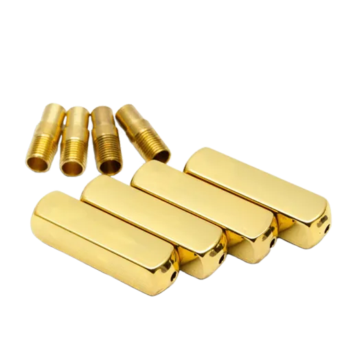 LACE LAB plated metal aglets yeezy style gold set / Złote metalowe końcówki do sznurowadeł