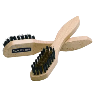 SAPHIR BDC Brush Suede Metal 16.5cm / Szczotka z metalowym włosiem do zamszu i nubuku