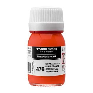 TARRAGO SNEAKERS Paint Fluor Colors 25ml #476 ORANGE / Pomarańczowe akrylowe farby UV do malowania sneakersów i ubrań