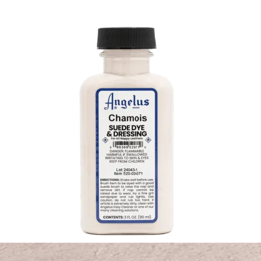 Beżowy barwnik do zamszu i nubuku, którym nie tylko odnowisz kolor swoich butów, ale i zmienisz ich odcień z jasnego na ciemniejszy