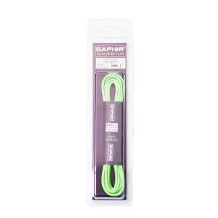 SAPHIR BDC Laces Round Waxed 1.5mm Anis Green - jasno zielone okrągłe sznurowadła woskowane
