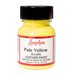 ANGELUS Acrylic Leather Paint Standard 1oz #197 PALE YELLOW / JASNOŻÓŁTA farba akrylowa do malowania Sneakersów i Jeansu