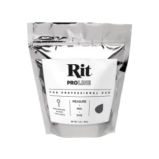 RIT DYE ProLine Powder Dye 1LB BLACK / CZARNY profesjonalny barwnik w proszku do tkanin i innych powierzchni