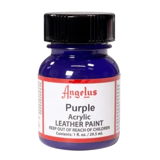 ANGELUS Acrylic Leather Paint Standard 1oz PURPLE / PURPUROWA farba akrylowa do malowania Sneakersów i Jeansu