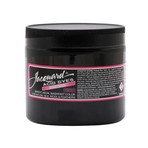JACQUARD Acid Dye 8oz #620 HOT FUCHSIA / FUKSJOWY barwnik kwasowy do wełny, jedwabiu i piór