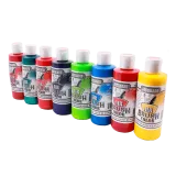 Opalizująca SZKARŁATNA farba do personalizacji kicksów, jeansu, tekstyliów JACQUARD AIRBRUSH Iridescent 4oz