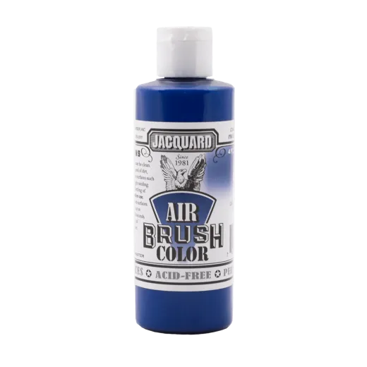 JACQUARD Airbrush Color Bright Paint 4oz #502 BLUE / NIEBIESKA intensywna farba akrylowa do aerografu