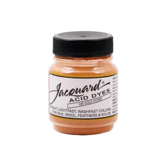 JACQUARD Acid Dye 0.5oz #636 GOLD OCHRE / ZŁOTA OCHRA barwnik kwasowy do wełny, jedwabiu i piór