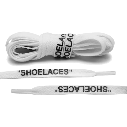 Białe sznurowadła Lace Lab. Sznurówki do customizacji sneakersów - nike, off-white