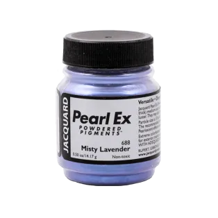 JACQUARD Pearl EX Powdered Metallic Pigments 0.5oz #688 MISTY LAVENDER / Lawendowe metaliczne i perłowe pigmenty w proszku do rękodzieła