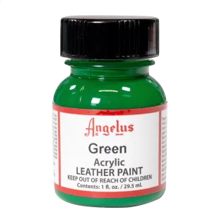 ANGELUS Acrylic Leather Paint Standard 1oz GREEN / ZIELONA farba akrylowa do malowania Sneakersów i Jeansu