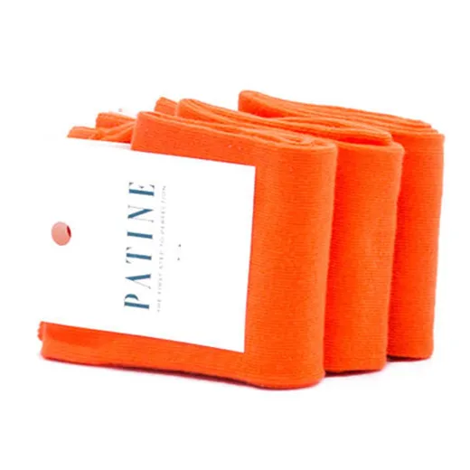 PATINE Socks PA0001-6012 / Pomarańczowe klasyczne skarpety męskie