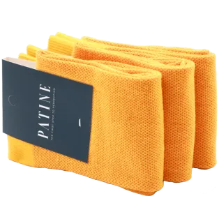 PATINE Socks PAME01 Yellow / Red - Skarpety klasyczne