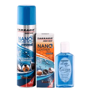 TARRAGO Set 6 Nano Smooth Leather / Zestaw do czyszczenia i pielęgnacji skór licowych
