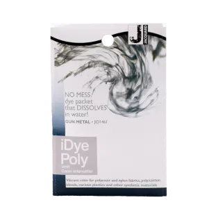 JACQUARD iDye Poly 0.49oz #1461 GUN METAL / METALICZNY barwnik do poliestru, nylonu, tkanin syntetycznych i tworzyw sztucznych