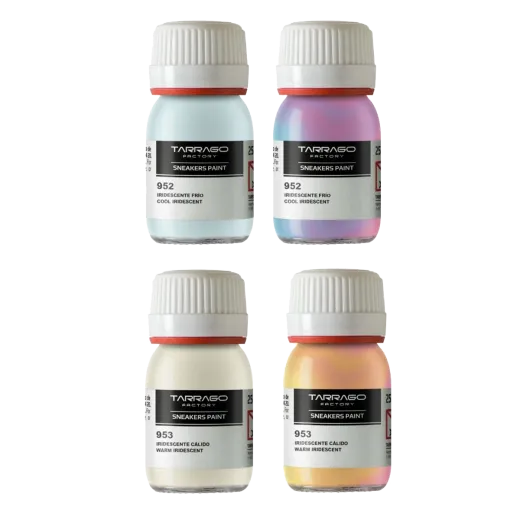 TARRAGO SNEAKERS Paint Iridescent 25ml - Opalizujące farby akrylowe do rękodzieła i customizacji sneakersów oraz jeansu