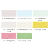 Opalizujący pigment do personalizacji butów, jeansowych katan, skórzanych kurtek, plecaków, czapek, t-shirtów i innych akcesoriów.