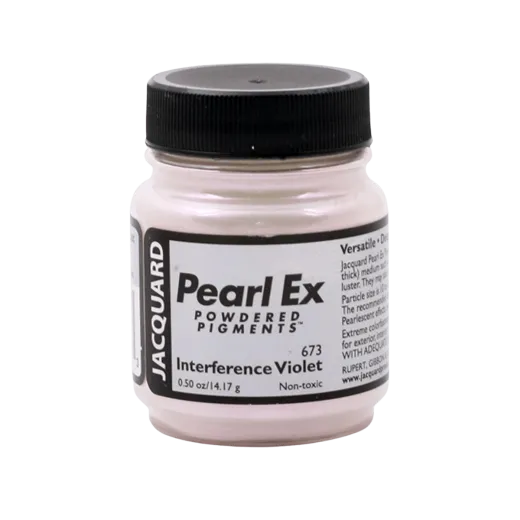JACQUARD Pearl EX Powdered Interference Pigments 0.5oz #673 VIOLET / Fioletowy opalizujący pigment proszkowy do rękodzieła