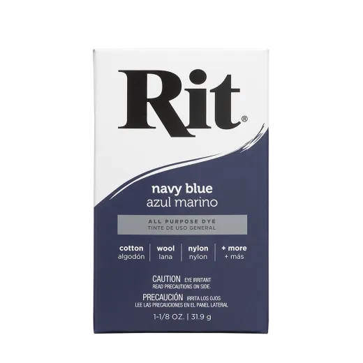 Granatowy pigment do customizacji. Barwnik rit dye navy blue do farbowania tkanin, jeansu, bawełny i innych powierzchni.