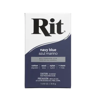 RIT DYE All-Purpose Powder Dye 1.125oz NAVY BLUE / GRANATOWY uniwersalny barwnik w proszku do tkanin i innych powierzchni