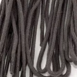 Okrągłe ciemno szare sznurowadła do butów tarrago laces 2.5mm
