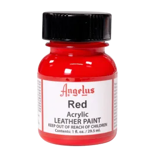 ANGELUS Acrylic Leather Paint Standard 1oz RED / CZERWONA farba akrylowa do malowania Sneakersów i Jeansu