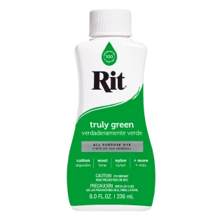 RIT DYE All-Purpose Liquid Dye 8oz TRULY GREEN / ZIELONY uniwersalny barwnik w płynie do tkanin i innych powierzchni
