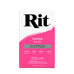 RIT DYE All-Purpose Powder Dye 1.125oz FUCHSIA / FUKSJOWY uniwersalny barwnik w proszku do tkanin i innych powierzchni