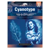 JACQUARD Cyanotype SHEETS - Zestaw 30 tkanin cyjanotypowych do artystycznych odbitek światłoczułych