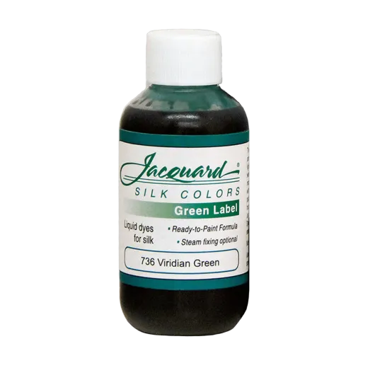 Jasnoniebieski barwnik do jedwabiu. Farba JACQUARD Green Label Silk Colors. Custom, malowanie jedwabnych poszetek, chust, szali, ubrań. Farby do odzieży.