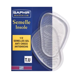 SAPHIR BDC Insoles 1/2 Gel Anti Shock / Żelowe półwkładki do obuwia