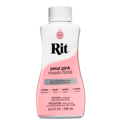 uniwersalny różowy barwnik do tkanin i innych powierzchni w formie płynnej RIT DYE PETAL PINK