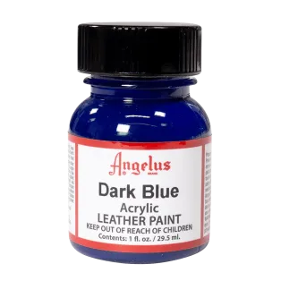 ANGELUS Acrylic Leather Paint Standard 1oz DARK BLUE / CIEMNONIEBIESKA farba akrylowa do malowania Sneakersów i Jeansu